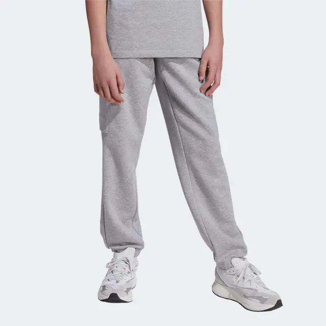 adidas Sportswear Boy's Small Logo French Terry Cargo Pant Γκρι JV9996 (adidas Sportswear) - 128