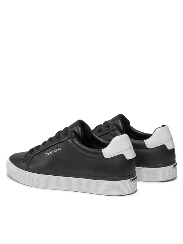 Calvin Klein - Γυναικεία Sneakers Vulc Lace Up - Diamond Foxing HW0HW01865-0GQ Μαύρο 3