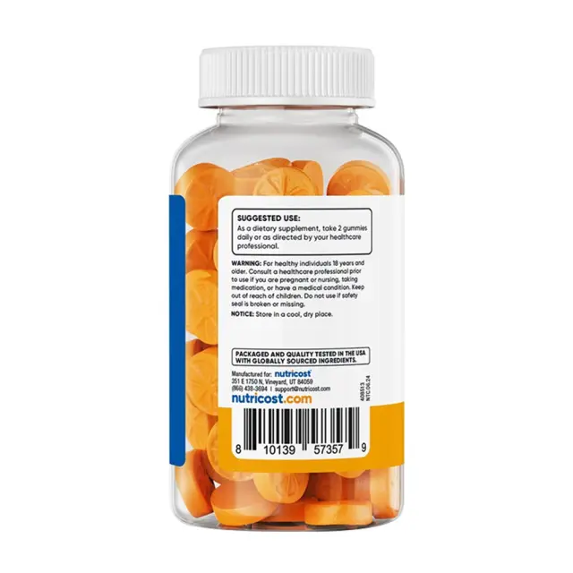Nutricost Turmeric Gummies 2,000 mg 3