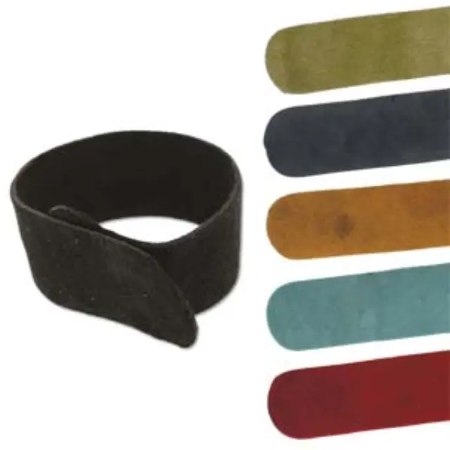 Σετ Suede Μπρασελέ 2.5x22.5cm χωρίς Κούμπωμα - 6τεμ