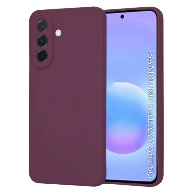 Techsuit® SoftFlex Θήκη για Galaxy A57/A37- Plum Red