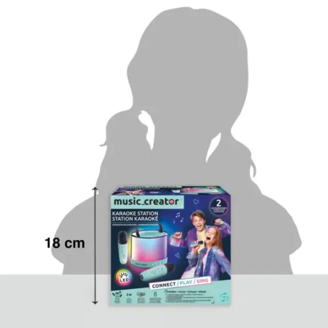Music Creator Mini Φορητό Σετ Karaoke Station Για 14+ Χρονών 3