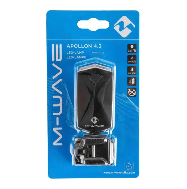ΦΑΝΑΡΙ ΕΜΠΡΟΣΘΙΟ M-WAVE APOLLON 4.3 220942 2