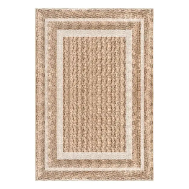 Beauty Home Χαλί Tropic Art 9138 133x190 Μπεζ,Λευκό