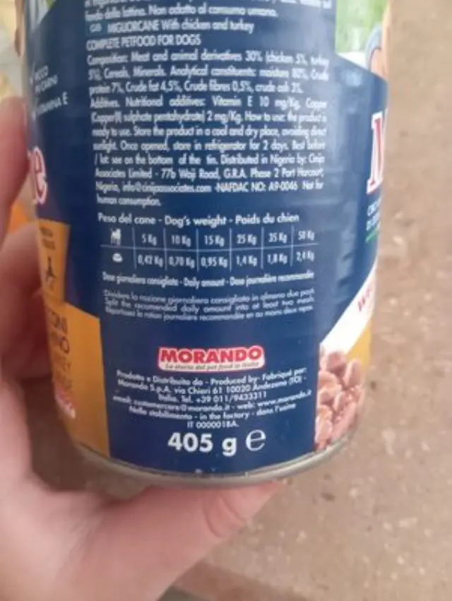 Morando Miglior Cane Κονσέρβα για Σκύλους με Κοτόπουλο & Γαλοπούλα 405gr 2