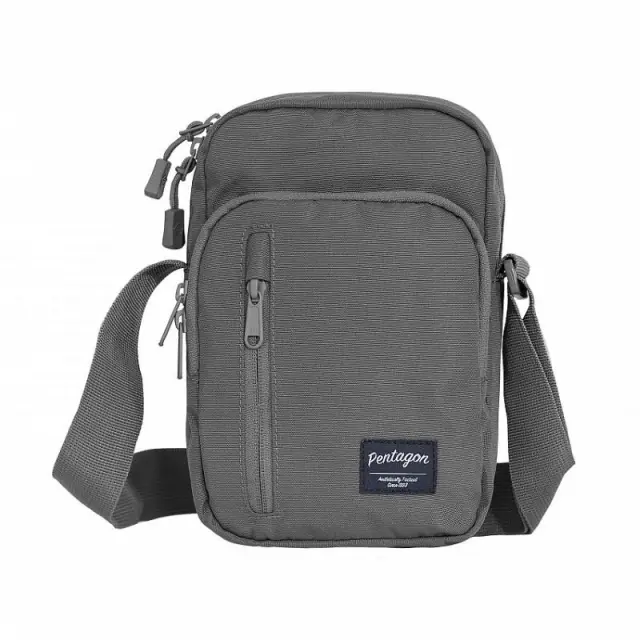 Pentagon Kleos Messenger Bag 2.5lt-Τσαντάκι Ώμου 2.5 Λίτρων - 08WG-Wolf Grey-Γκρί Ανοιχτό