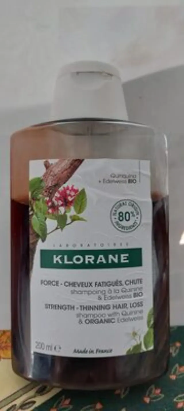 Klorane | Quinine Strength Thinning Hair Loss Σαμπουάν κατά της Τριχόπτωσης για Όλους τους Τύπους Μαλλιών | 200ml