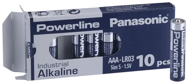Panasonic Powerline AAA 1.5V Αλκαλικές Μπαταρίες 10τμχ
