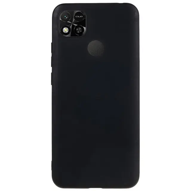 Slim Θήκη Σιλικόνης Κάλυμμα Πλάτης για Xiaomi Redmi 9C Μαύρη OEM 2