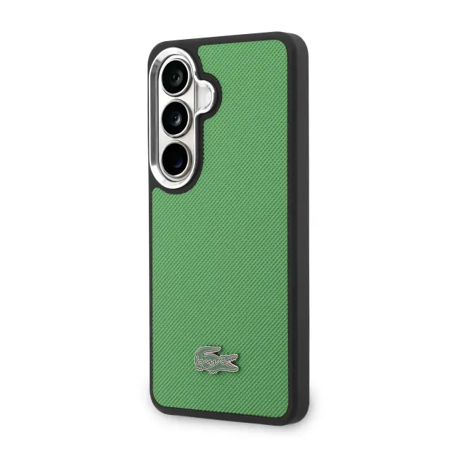 Lacoste Petit Pique Metal Logo Magnetic Case for Samsung Galaxy S26+ Estragon Green 2