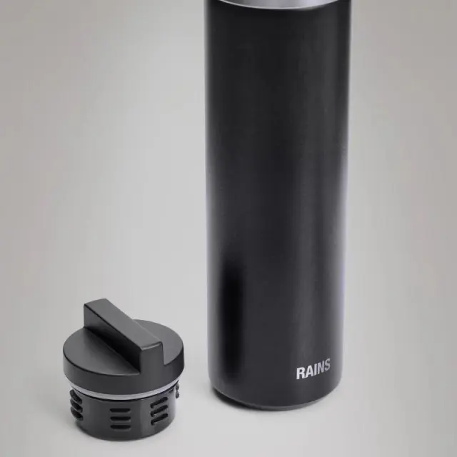 Θερμός Rains Insulated Flask 52010-Black Μαύρο - ONESIZE 2