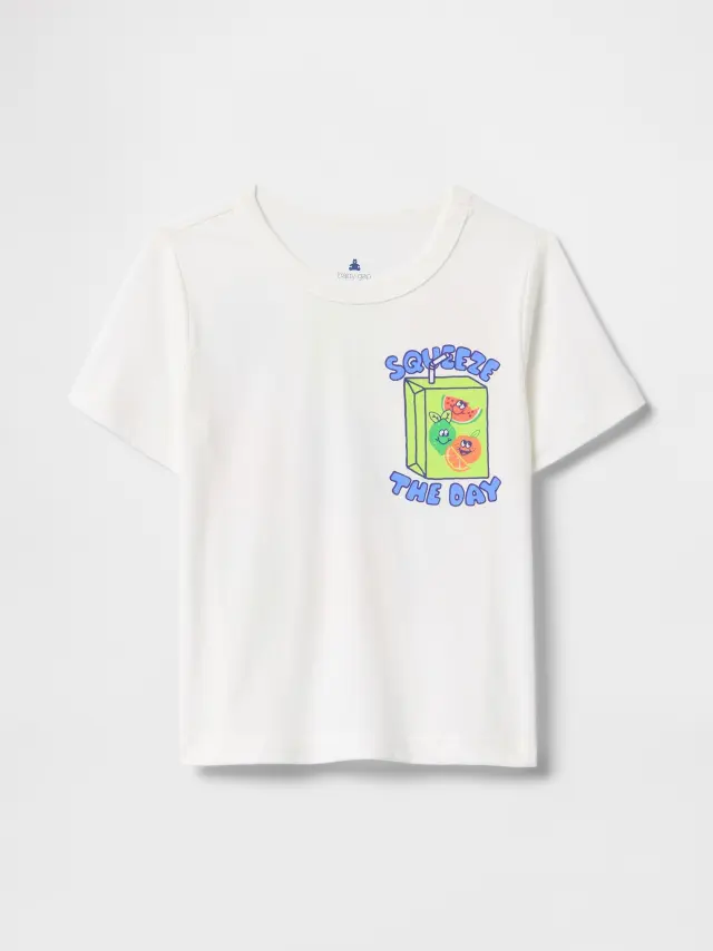 Βρεφική & Νηπιακή Mix & Match Graphic Μπλούζα New off white - 4YRS