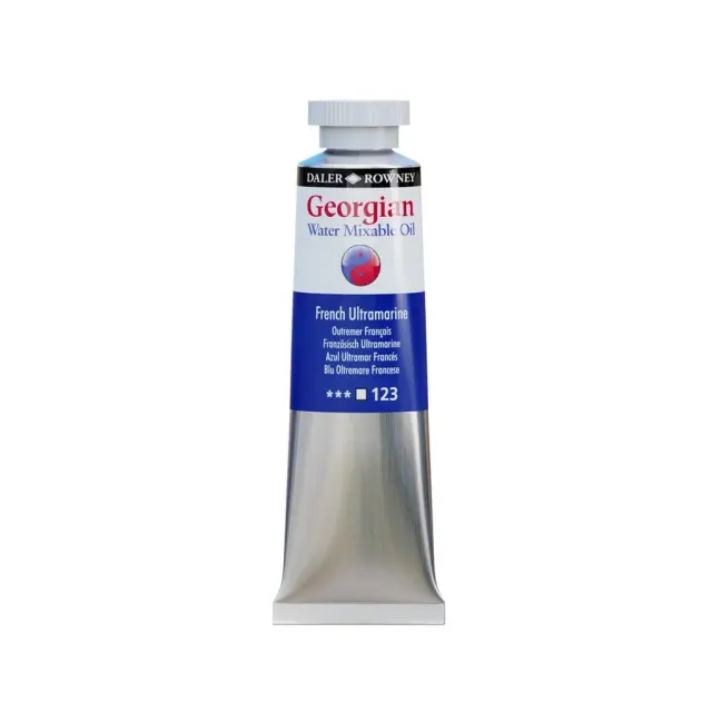 Daler-Rowney Georgian Υδατοδιαλυτό Χρώμα Λαδιού 37ml French Ultramarine/ 119037123 (Daler Rowney)