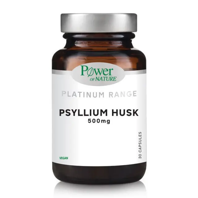 Power Of Nature Platinum Range Psyllium Husk 500mg 30 κάψουλες