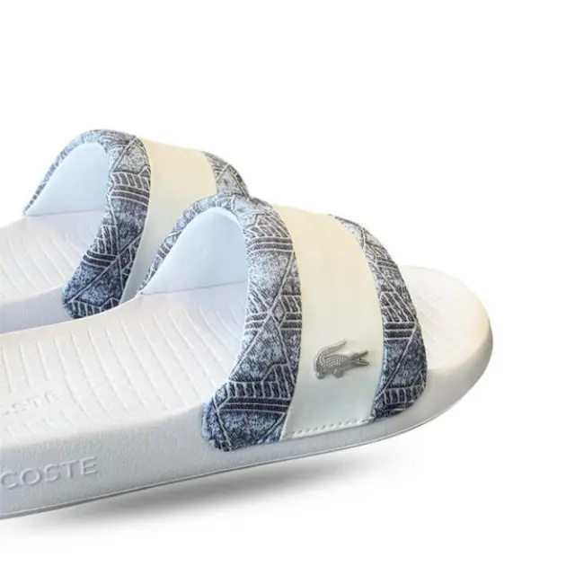 Ανδρικές Παντόφλες Slide Lacoste 751CMA0028080 Λευκές Άσπρο - 40,5 3