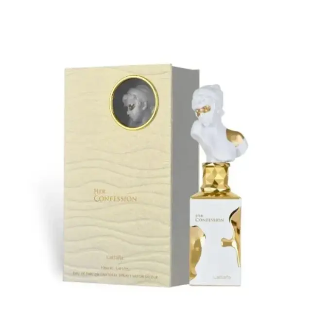 Lattafa Her Confession Eau de Parfum Γυναικείο Άρωμα με Τουμπερόζα, Λιβάνι & Βανίλια 100ml 2