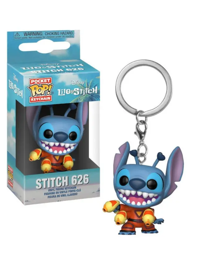 Funko Pocket Pop! Keychain Animation: Lilo & Stitch - Stitch 626 Exclusive (FNK22164)