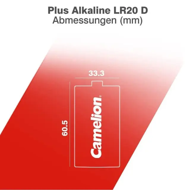 Camelion LR20-BP2 – Μπαταρία Αλκαλική D 1.5V (2τμχ) 3