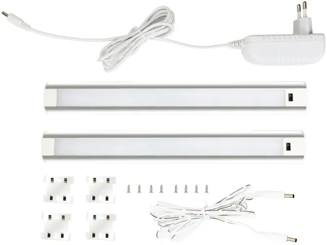 Avide LED Ταινία Cabinet Light 9W SMD2835 4000K IP44 2X60cm + Αισθητήρας Κίνησης 15.001.0782