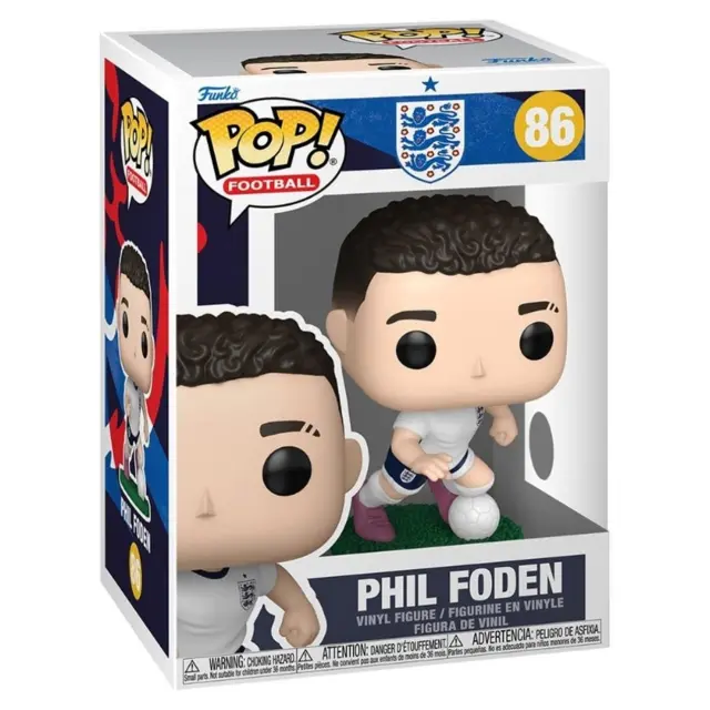 Φιγούρα Funko Pop! Football: England - Phil Foden #86 Vinyl Figure 3