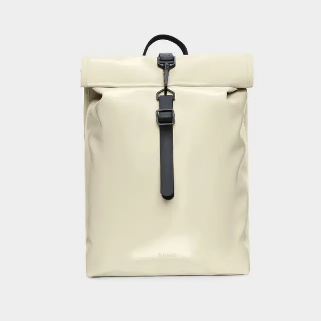 Σακίδιο Rains Rolltop Rucksack Mini 13330-Shore Εκρού - ONESIZE