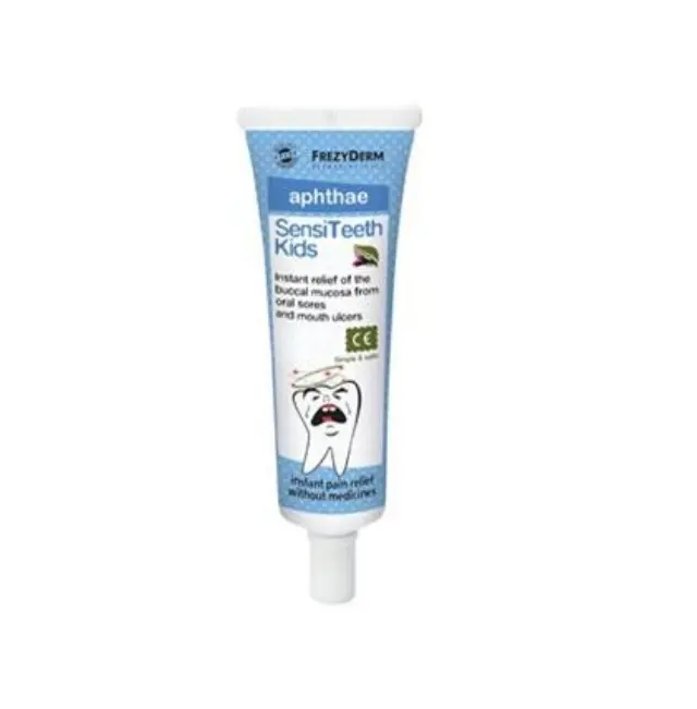 Frezyderm SensiTeeth Kids Aphthae Gel Προϊόν για Ανακούφιση Ούλων για Άφθες & Στοματικά Έλκη 25ml