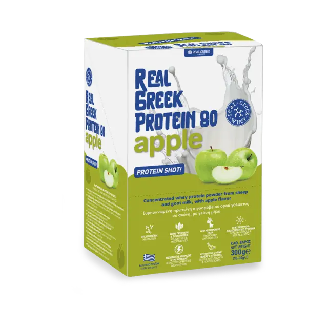 Protein Shot Box: Shot Πρωτεΐνης με γεύση Μήλο – 10 τμχ