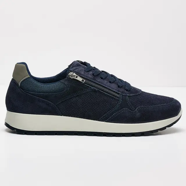 Imac Sneakers Ανδρικό δέρμα Nubuck Μπλέ IMA/352061 BLU - 46
