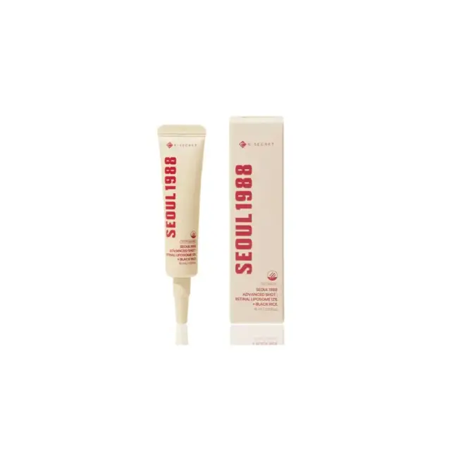 K-SECRET - SEOUL 1988 Advanced Shot : Retinal Liposome 12% % + Black Rice - Ισχυρός Αντιγηραντικός Ορός Ρετινάλης 15ml