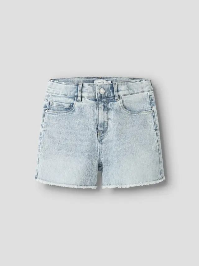 Name It Σορτς κοριτσίστικο υφαντό Μπλε NKFROSE HW MOM DNM SHORTS 8222-YA NOOS - 13197313