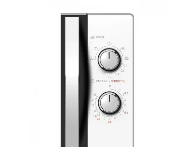 Φούρνος μικροκυμάτων Toshiba MWP-MG20PWH με χωρητικότητα 20L και ισχύ 700W - WhiteMWP-MG20PWH 3
