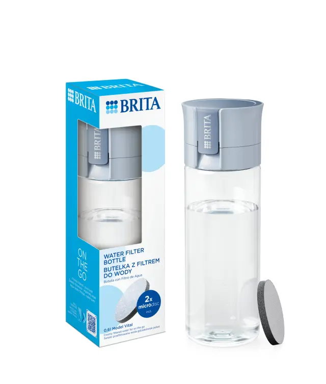 BRITA Μπουκάλι Νερού Fill+Go Vital Light Blue