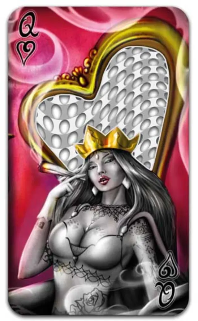 V-syndicate Credit Card Grinder Σχέδιο Royal Highness Queen 2