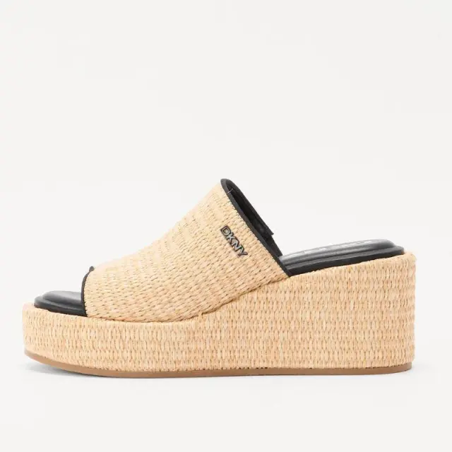 Ψάθινες Πλατφόρμες DKNY Conrad Wedge Sandals K1517736 Μπεζ - 36