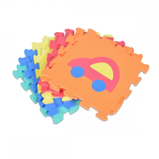 Moni Toys Αφρώδες Παζλ Δαπέδου Οχήματα 10τμχ 10+ Μηνών 2