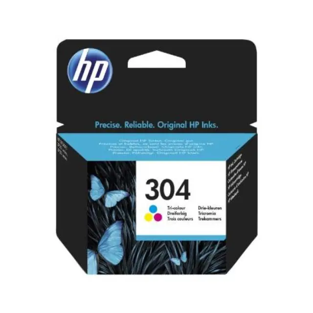 HP 304 Γνήσιο Μελάνι Εκτυπωτή InkJet Πολλαπλό (Color) (N9K05AE)