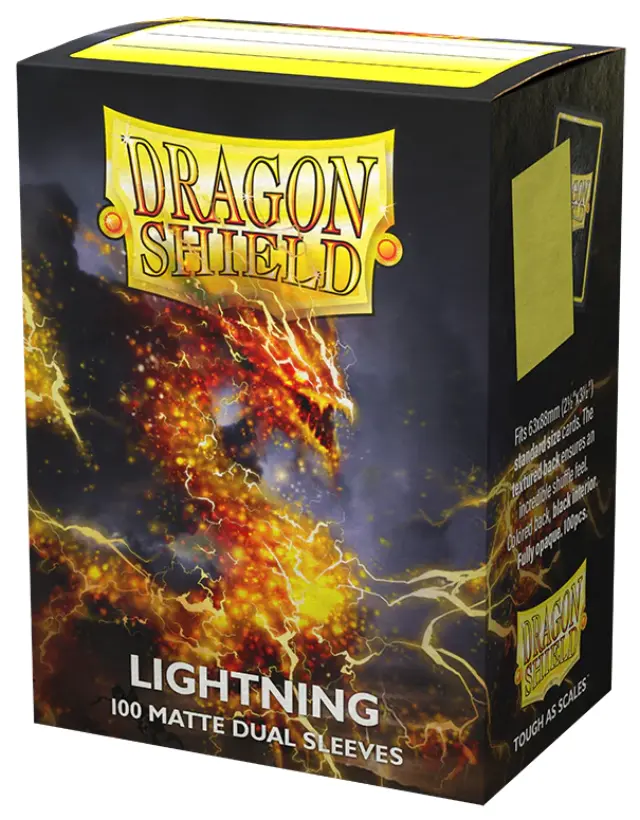 Dragon Shield Dual Matte Sleeves - Lightning 'Ailia' (100 Sleeves)