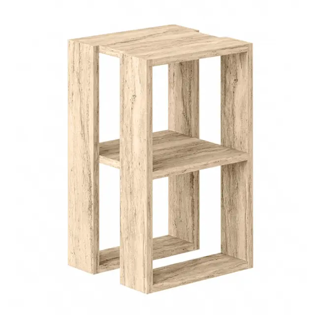 Κομοδίνο - Τραπεζάκι βοηθητικό Lonie Megapap χρώμα travertine 34x30x55εκ. 3