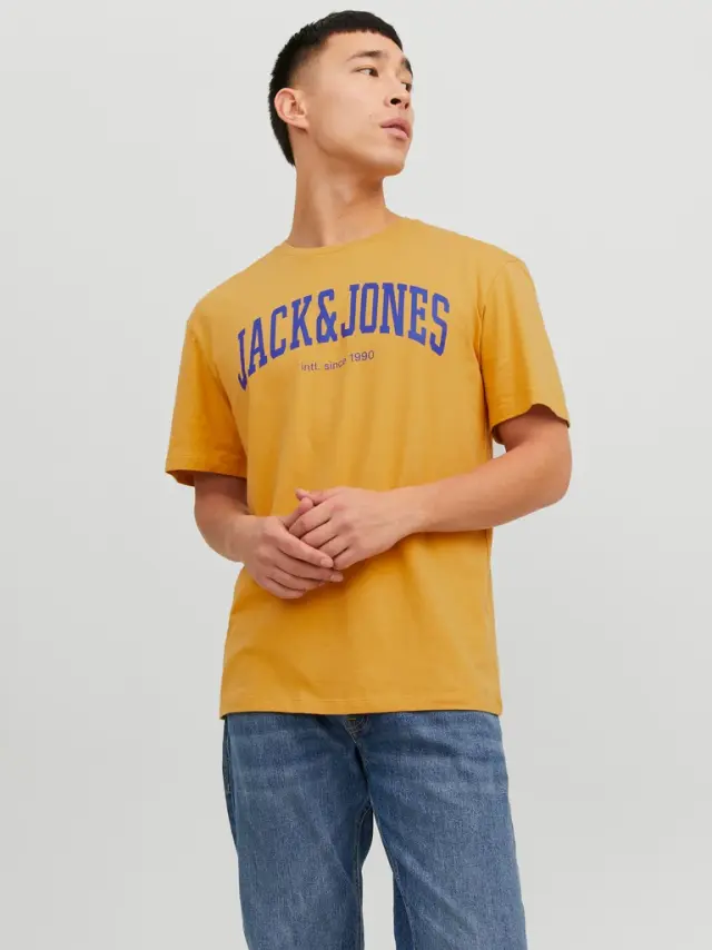 JJEJOSH TEE SS CREW NECK NOOS honey gold - XXL 3