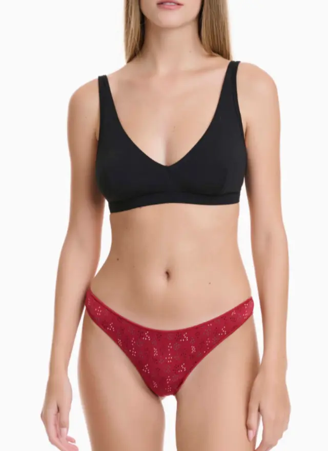 Walk γυναικείο σετ 2τμχ σλιπ RIO bamboo με σχέδια W2018-41-1 - XL 2