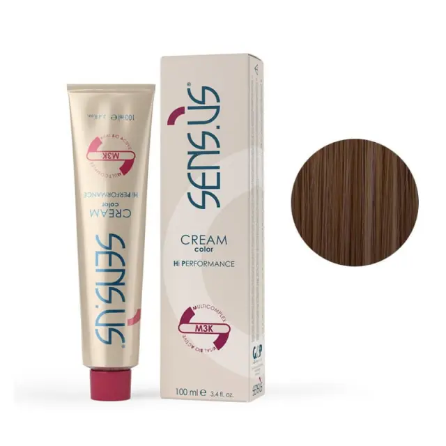 Sensus M3K Permanent Hair Color 5.4 Copper Light Brown 100ml - (μόνιμη βαφή χάλκινο ανοιχτό καστανό)