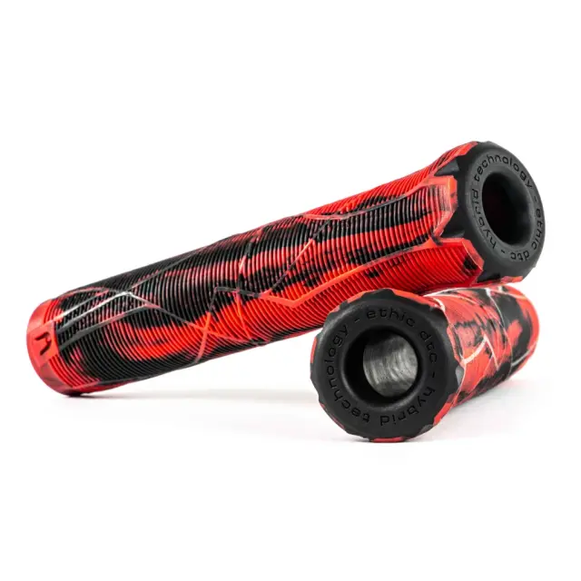 ETHIC DTC Slim Grips Red Swirl Χερούλια