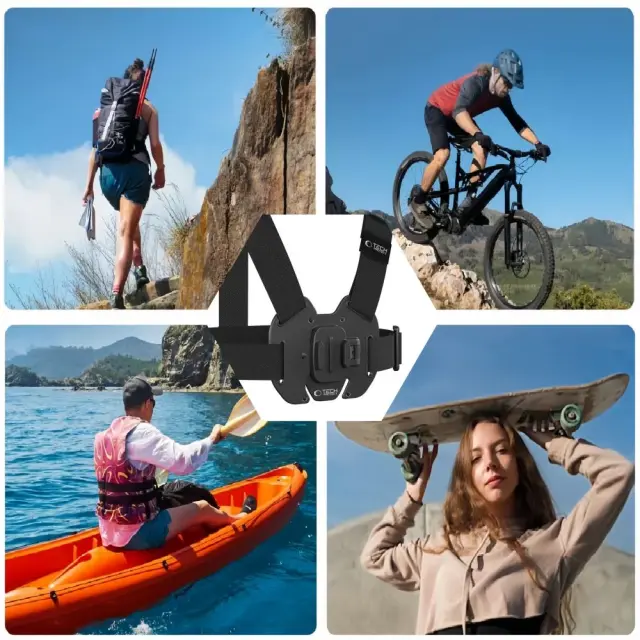 Tech-protect® Ga100 Chest Mount για Action Cameras 3