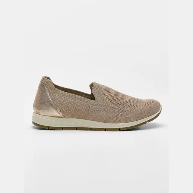 Imac Μοκασίνια-Loafers Γυναικείο ύφασμα flyknit Ροζ IMA/707210 POWDER
