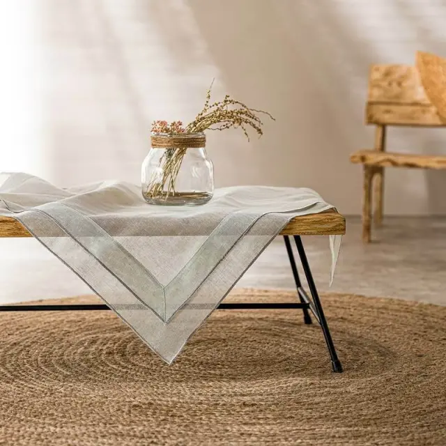 ΚΑΡΕ 85X85CM GOFIS HOME BEATRICE AQUA 619/ 11