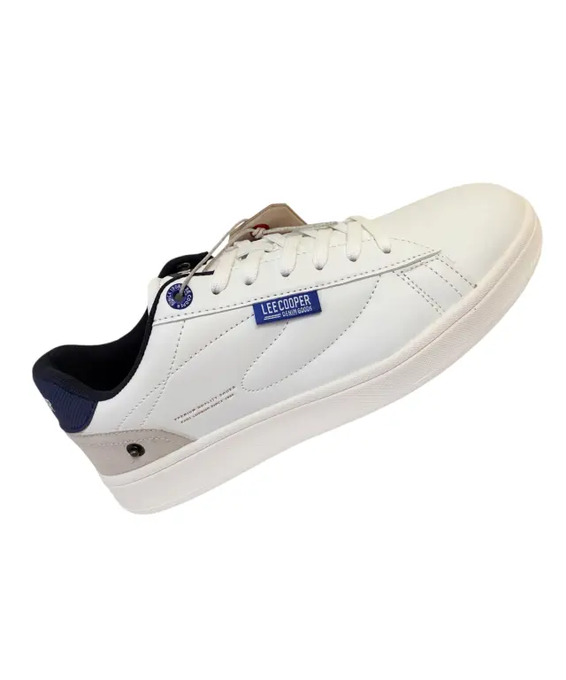 Lee Cooper - Ανδρικά Sneakers Lorenz LCM628505-WHINAV Λευκό/Μπλε 2