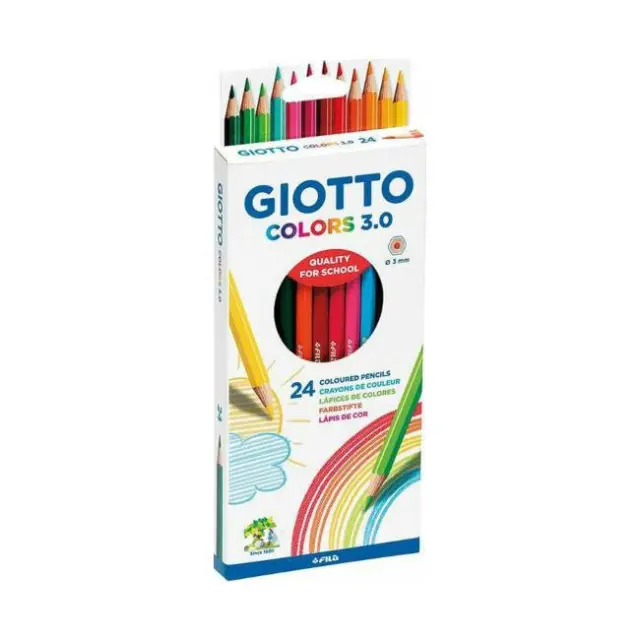 Giotto Ξυλομπογιές Colors 3.0 24 χρώματα (276700)