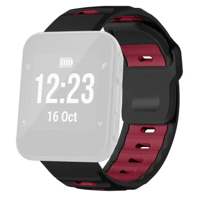 Dual Colour Λουράκι για Forerunner 30/35-Black/Red OEM 2