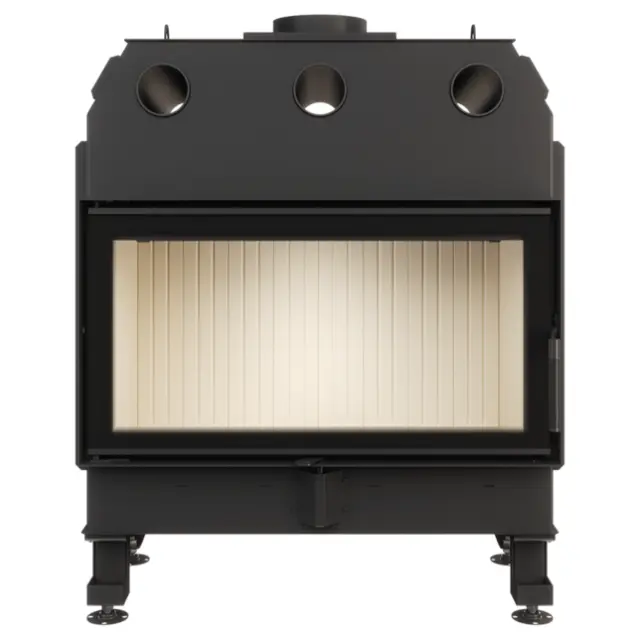 Ενεργειακό Τζάκι Ξύλου 19.0kW Energy 90х50 ECO - Saven Χρώμα κεραμικής επένδυσης Λευκό