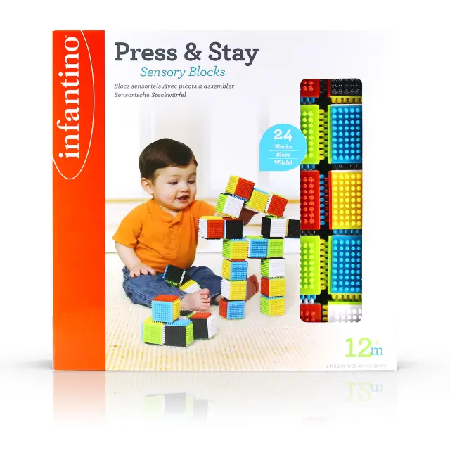 INFANTINO PRESS & STAY SENSORY BLOCKS